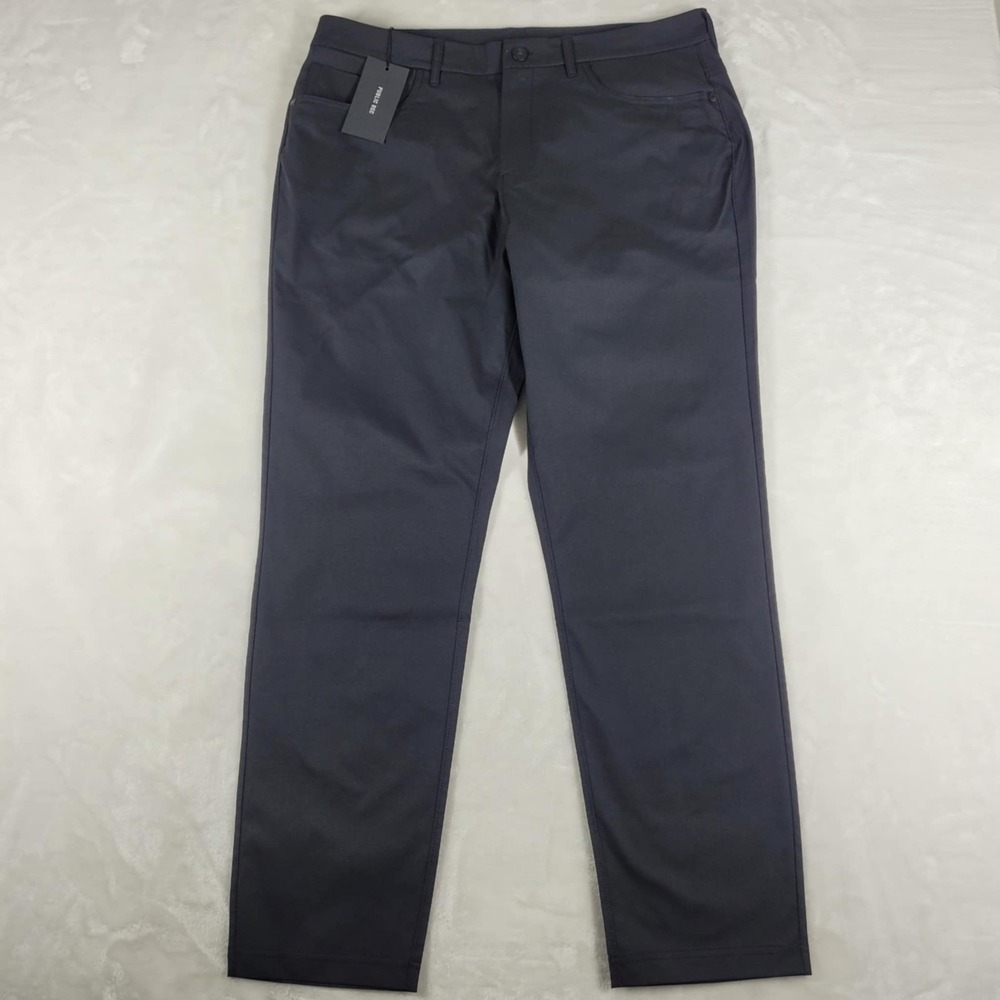 Public Rec Dealmaker Pants Men's‎ 35x32 Black Performance Stretch Golf Chino NWT